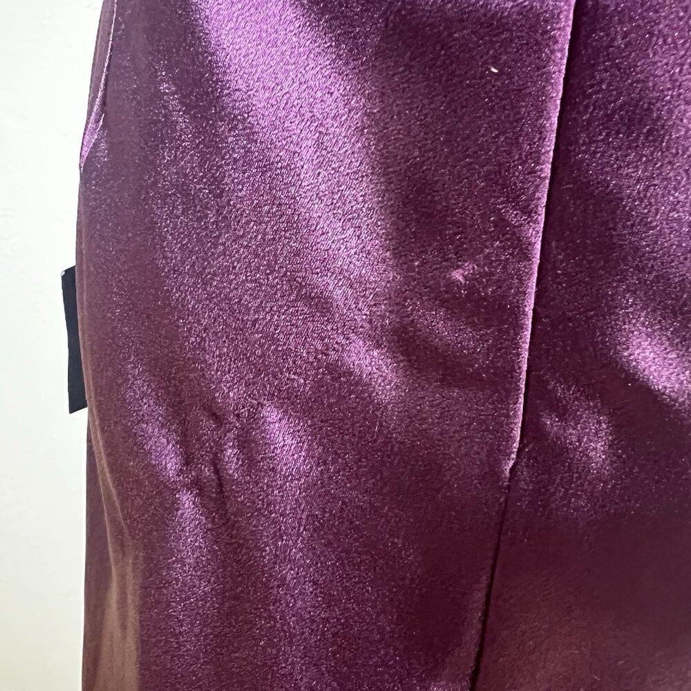 Lulu's Purple Satin Maxi Dress - Picture 8 of 14